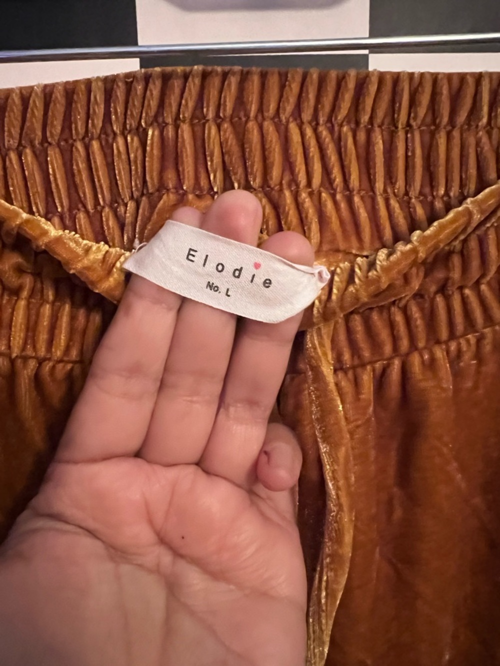 Elodie Velour Drawstring Pants - Picture 4 of 7